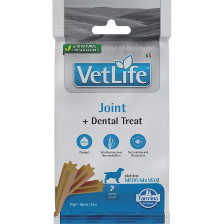 FARMINA VET LIFE - DOG TREAT - JOINT ADULT MED&ampMAX 100 g|Farmina