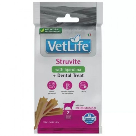 FARMINA VET LIFE - DOG TREAT - STRUVITE ADULT MED&ampMAX 100 g|Farmina