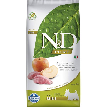 FARMINA N&ampD PRIME - DOG Dry Wild Boar&ampApple ADULT MINI 7 kg|Farmina