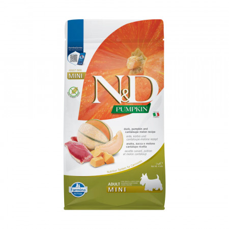 FARMINA N&ampD PUMPKIN - DOG Dry Duck&ampCantaloupe ADULT MINI 2 kg|Farmina