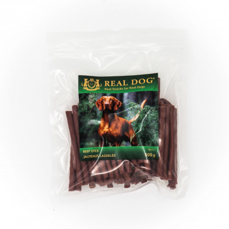 Real Dog SNACKS Jautienos lazdelės 500g|Real Dog