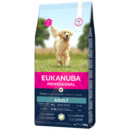 Euk Adult S/M Breed Lamb &amp Rice PFB 18 kg|Eukanuba
