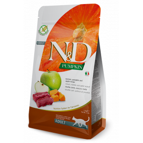 FARMINA N&ampD PUMPKIN - CAT Dry Venison&ampApple ADULT 1,5 kg